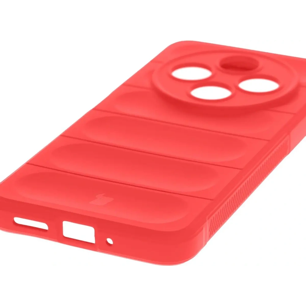 Pancerne etui Bizon Case Tur do Xiaomi Redmi 14C 4G / POCO C75 czerwone