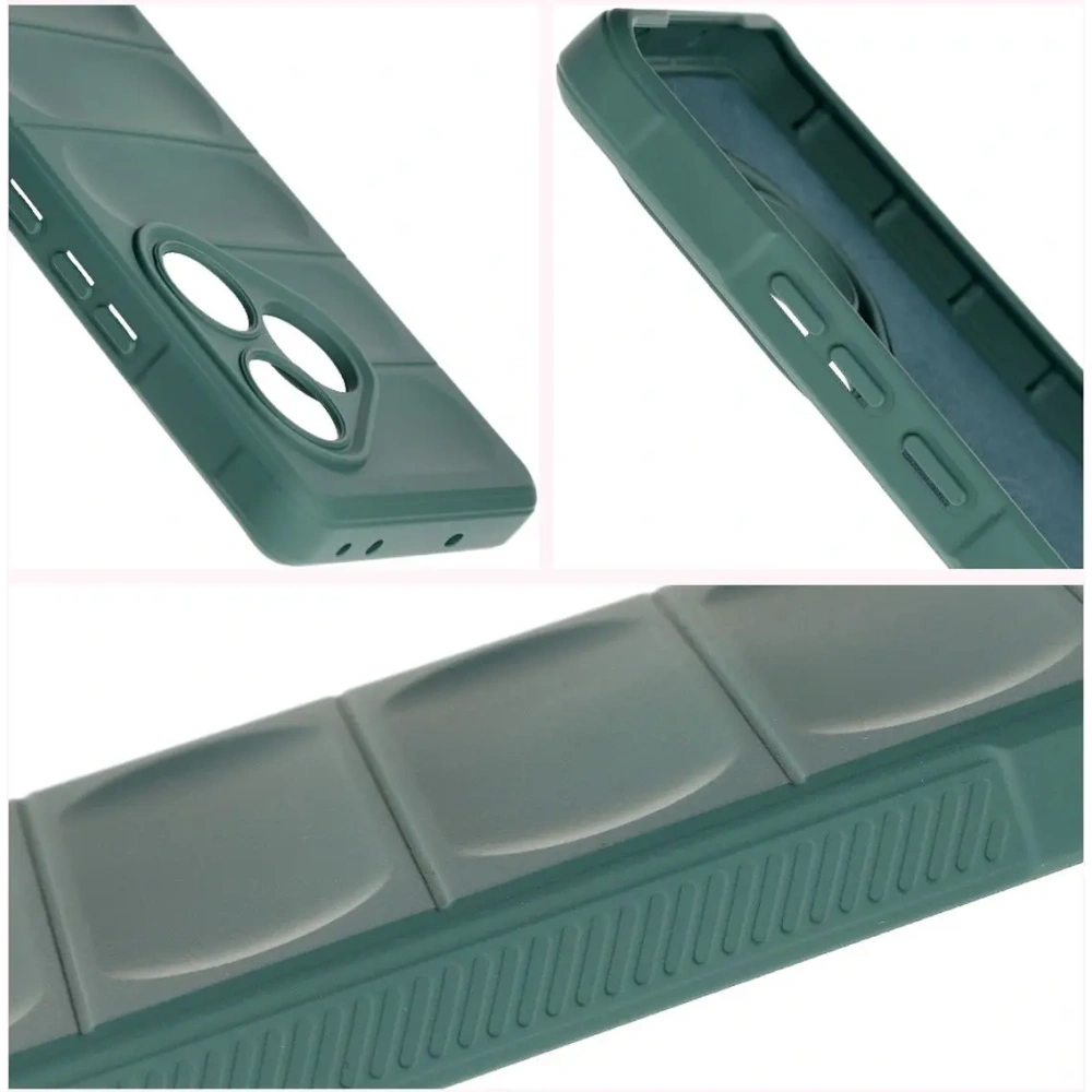 Pancerne etui Bizon Case Tur do Realme GT 6 / GT 6T / GT Neo6 SE ciemnozielone