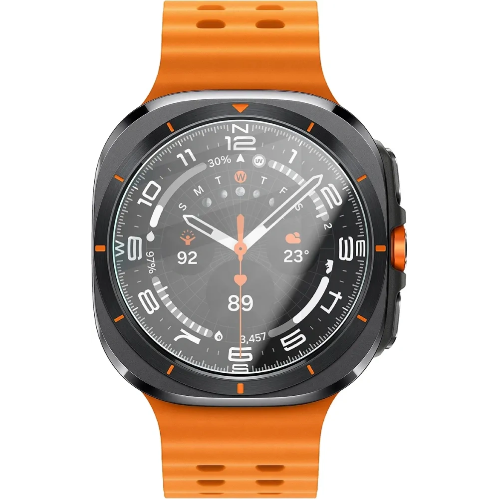 Elastyczne szkło hybrydowe Bizon Glass Watch Mule do Samsung Galaxy Watch Ultra 47 mm