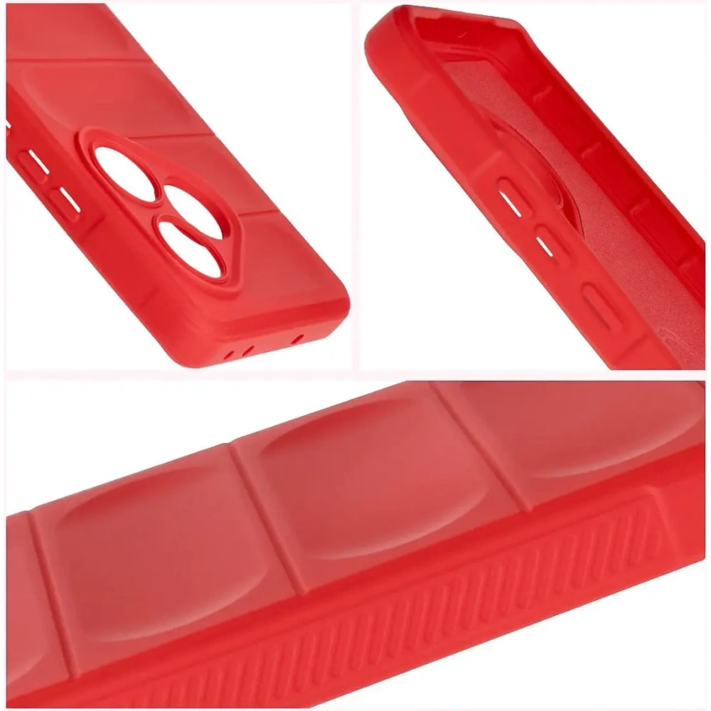 Pancerne etui Bizon Case Tur do Realme GT 6 / GT 6T / GT Neo6 SE czerwone