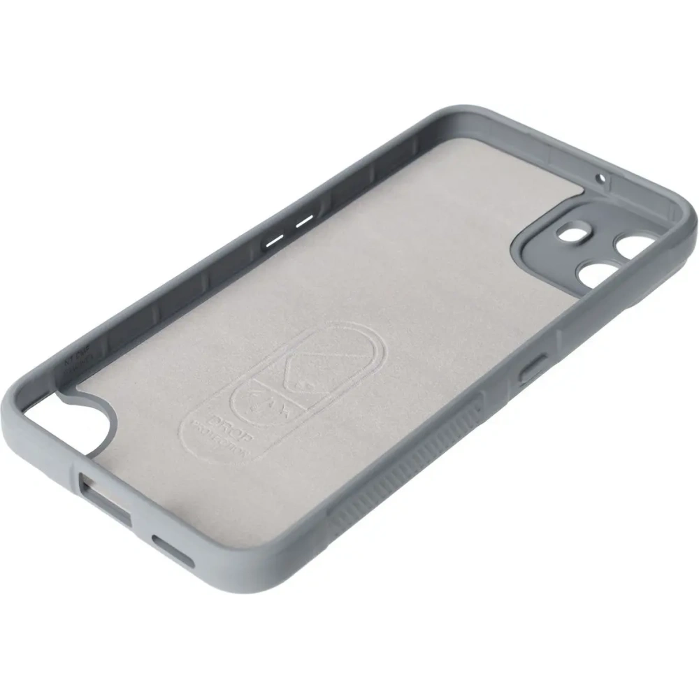 Pancerne etui Bizon Case Tur do Nothing CMF Phone 1 jasnoszare