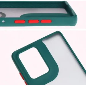 Kup Bizon Case Hybrid Gyűrű Motorola Edge 50 Fusion füstös színben, sötétzöld kerettel. - BIZ6880 - {ean13} - Sklep Home Screen