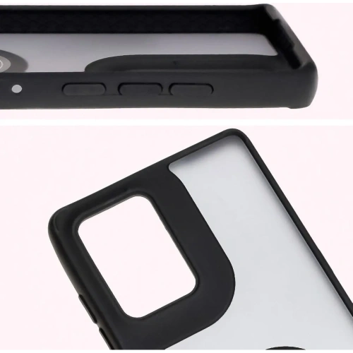 Kup Bizon Case Hybrid Ring Motorola Edge 50 Fusion rauchig mit einem schwarzen Rahmen - BIZ6881 - {ean13} - Sklep Home Screen