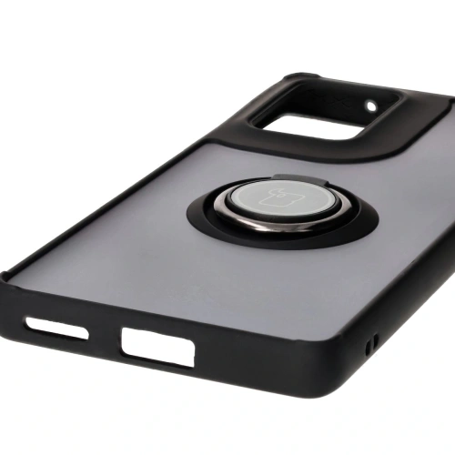 Kup Bizon Case Hybrid Ring Motorola Edge 50 Fusion rauchig mit einem schwarzen Rahmen - BIZ6881 - {ean13} - Sklep Home Screen