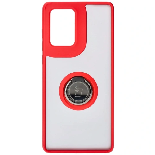 Kup Pouzdro s úchopem na prst Bizon Case Hybrid Ring pro Motorola Edge 50 Fusion kouřové s červeným rámečkem - BIZ6882 - {ean13} - Sklep Home Screen