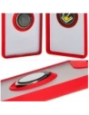 Kup Pouzdro s úchopem na prst Bizon Case Hybrid Ring pro Motorola Edge 50 Fusion kouřové s červeným rámečkem - BIZ6882 - {ean13} - Sklep Home Screen