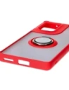 Kup Pouzdro s úchopem na prst Bizon Case Hybrid Ring pro Motorola Edge 50 Fusion kouřové s červeným rámečkem - BIZ6882 - {ean13} - Sklep Home Screen