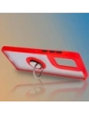 Kup Pouzdro s úchopem na prst Bizon Case Hybrid Ring pro Motorola Edge 50 Fusion kouřové s červeným rámečkem - BIZ6882 - {ean13} - Sklep Home Screen
