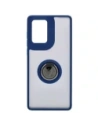 Buy Bizon Case Hybrid Ring Motorola Edge 50 Fusion smoky with a navy blue frame - BIZ6883 - {ean13} - Home Screen Store Europe