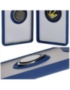 Buy Bizon Case Hybrid Ring Motorola Edge 50 Fusion smoky with a navy blue frame - BIZ6883 - {ean13} - Home Screen Store Europe