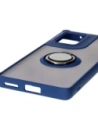 Buy Bizon Case Hybrid Ring Motorola Edge 50 Fusion smoky with a navy blue frame - BIZ6883 - {ean13} - Home Screen Store Europe