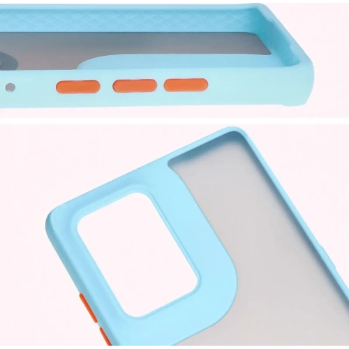 Kup Bizon Case Hybrid Gyűrű Motorola Edge 50 Fusion füstös színben, világoskék kerettel. - BIZ6884 - {ean13} - Sklep Home Screen