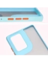 Kup Etui z uchwytem na palec Bizon Case Hybrid Ring do Motorola Edge 50 Fusion przydymione z jasnoniebieską ramką - BIZ6884 - {ean13} - Sklep Home Screen