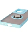 Kup Etui z uchwytem na palec Bizon Case Hybrid Ring do Motorola Edge 50 Fusion przydymione z jasnoniebieską ramką - BIZ6884 - {ean13} - Sklep Home Screen