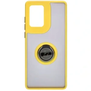 Kup Husa hibridă Bizon pentru Motorola Edge 50 Fusion, fumurie cu un cadru galben. - BIZ6885 - {ean13} - Sklep Home Screen