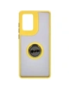 Kup Etui z uchwytem na palec Bizon Case Hybrid Ring do Motorola Edge 50 Fusion przydymione z żółtą ramką - BIZ6885 - {ean13} - Sklep Home Screen