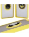 Kup Etui z uchwytem na palec Bizon Case Hybrid Ring do Motorola Edge 50 Fusion przydymione z żółtą ramką - BIZ6885 - {ean13} - Sklep Home Screen