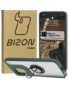 Kup Pouzdro s úchytem na prst Bizon Case Hybrid Ring pro Motorola Edge 50 Neo kouřové s tmavě zeleným rámečkem - BIZ6886 - {ean13} - Sklep Home Screen