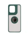 Kup Pouzdro s úchytem na prst Bizon Case Hybrid Ring pro Motorola Edge 50 Neo kouřové s tmavě zeleným rámečkem - BIZ6886 - {ean13} - Sklep Home Screen