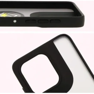 Kup Etui z uchwytem na palec Bizon Case Hybrid Ring do Motorola Edge 50 Neo przydymione z czarną ramką - BIZ6887 - {ean13} - Sklep Home Screen