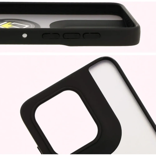 Kup Pouzdro s prstenem na prst Bizon Case Hybrid Ring pro Motorola Edge 50 Neo kouřové s černým rámečkem - BIZ6887 - {ean13} - Sklep Home Screen