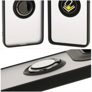 Kup Etui z uchwytem na palec Bizon Case Hybrid Ring do Motorola Edge 50 Neo przydymione z czarną ramką - BIZ6887 - {ean13} - Sklep Home Screen
