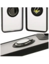 Kup Pouzdro s prstenem na prst Bizon Case Hybrid Ring pro Motorola Edge 50 Neo kouřové s černým rámečkem - BIZ6887 - {ean13} - Sklep Home Screen