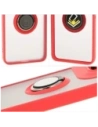 Kup Etui s úchytem na prst Bizon Case Hybrid Ring pro Motorola Edge 50 Neo kouřové s červeným rámečkem. - BIZ6888 - {ean13} - Sklep Home Screen