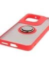 Buy Bizon Case Hybrid Ring Motorola Edge 50 Neo smoky with a red frame - BIZ6888 - {ean13} - Home Screen Store Europe