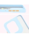 Kup Etui s úchopem na prst Bizon Case Hybrid Ring pro Motorola Edge 50 Neo kouřové s jasně modrým rámem - BIZ6890 - {ean13} - Sklep Home Screen