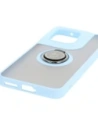 Kup Etui s úchopem na prst Bizon Case Hybrid Ring pro Motorola Edge 50 Neo kouřové s jasně modrým rámem - BIZ6890 - {ean13} - Sklep Home Screen