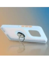 Kup Caz Bizon Hybrid Ring Motorola Edge 50 Neo fumuriu cu un cadru albastru deschis - BIZ6890 - {ean13} - Sklep Home Screen