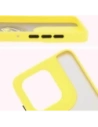 Buy Bizon Case Hybrid Ring Motorola Edge 50 Neo smoky with a yellow frame - BIZ6891 - {ean13} - Home Screen Store Europe