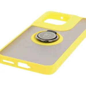 Kup Bizon Case Hybrid Ring Motorola Edge 50 Neo rauchig mit einem gelben Rahmen - BIZ6891 - {ean13} - Sklep Home Screen