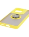 Buy Bizon Case Hybrid Ring Motorola Edge 50 Neo smoky with a yellow frame - BIZ6891 - {ean13} - Home Screen Store Europe