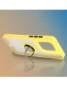 Buy Bizon Case Hybrid Ring Motorola Edge 50 Neo smoky with a yellow frame - BIZ6891 - {ean13} - Home Screen Store Europe
