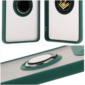 Kup Bizon Case Hybrid Ring Motorola Edge 50 Ultra fumuriu cu un cadru verde închis - BIZ6892 - {ean13} - Sklep Home Screen