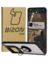 Bizon Case Hybrid Ring Motorola Edge 50 Ultra füstös fekete kerettel