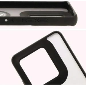 Kup Bizon Case Hybrid Ring Motorola Edge 50 Ultra fumuriu cu un cadru negru - BIZ6893 - {ean13} - Sklep Home Screen