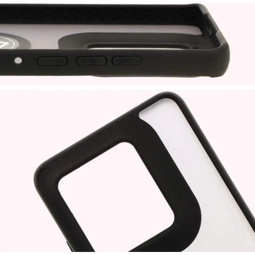 Kup Bizon Case Hybrid Ring Motorola Edge 50 Ultra füstös fekete kerettel - BIZ6893 - {ean13} - Sklep Home Screen