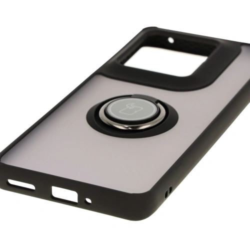 Kup Bizon Case Hybrid Ring Motorola Edge 50 Ultra füstös fekete kerettel - BIZ6893 - {ean13} - Sklep Home Screen