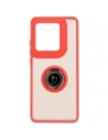 Buy Bizon Case Hybrid Ring Motorola Edge 50 Ultra smoky with a red frame - BIZ6894 - {ean13} - Home Screen Store Europe