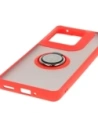 Buy Bizon Case Hybrid Ring Motorola Edge 50 Ultra smoky with a red frame - BIZ6894 - {ean13} - Home Screen Store Europe