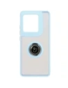 Buy Bizon Case Hybrid Ring Motorola Edge 50 Ultra smoky with a light blue frame - BIZ6896 - {ean13} - Home Screen Store Europe