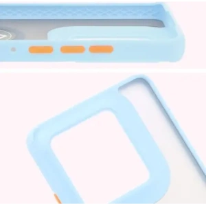 Kup Bizon Case Hybrid Ring Motorola Edge 50 Ultra fumuriu cu un cadru bleu deschis - BIZ6896 - {ean13} - Sklep Home Screen