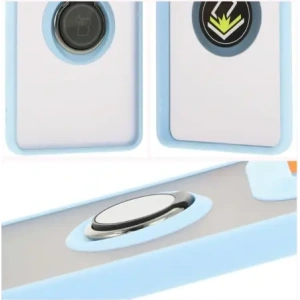 Kup Bizon Case Hybrid Ring Motorola Edge 50 Ultra fumuriu cu un cadru bleu deschis - BIZ6896 - {ean13} - Sklep Home Screen