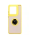 Kup Bizon Case Hybrid Ring Motorola Edge 50 Ultra fumuriu cu un cadru galben - BIZ6897 - {ean13} - Sklep Home Screen