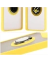 Buy Bizon Case Hybrid Ring Motorola Edge 50 Ultra smoky with a yellow frame - BIZ6897 - {ean13} - Home Screen Store Europe