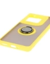 Buy Bizon Case Hybrid Ring Motorola Edge 50 Ultra smoky with a yellow frame - BIZ6897 - {ean13} - Home Screen Store Europe