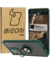Kup Etui z uchwytem na palec Bizon Case Hybrid Ring do Motorola Moto G85 5G przydymione z ciemnozieloną ramką - BIZ6898 - {ean13} - Sklep Home Screen